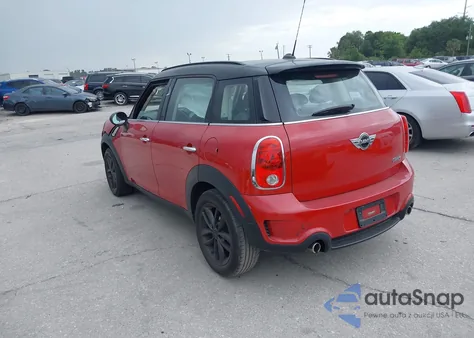 2013 Mini Countryman Cooper S z USA, uszkodzony, nr VIN WMWZC3C51DWP22150